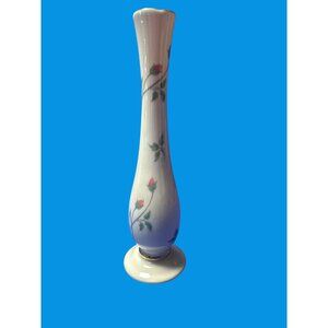Vintage Lenox Rose Manor Bud Vase Cream Porcelain Glazed